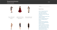 Desktop Screenshot of eewomendresses.com